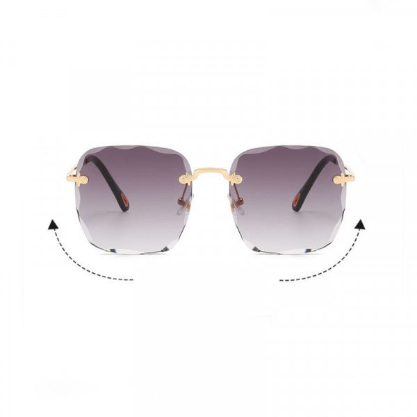 Girls Fashion Suqare Gradient Sunglasses - Light Purple - Shop N Save