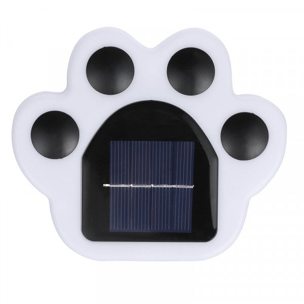 2 Piece Paws Design Solar Charge Home Garden Decoration Light