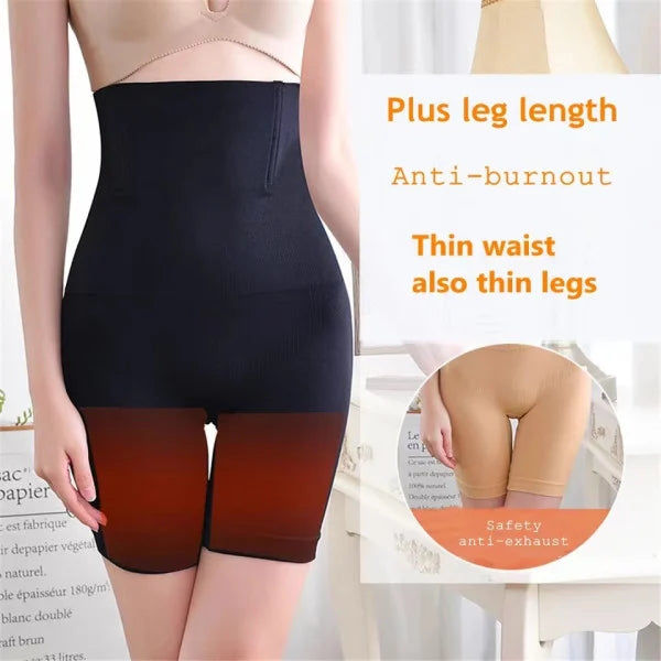 SlimFit Black Seamless High Waist Underwear for Women perfect for sportswear and gym activities