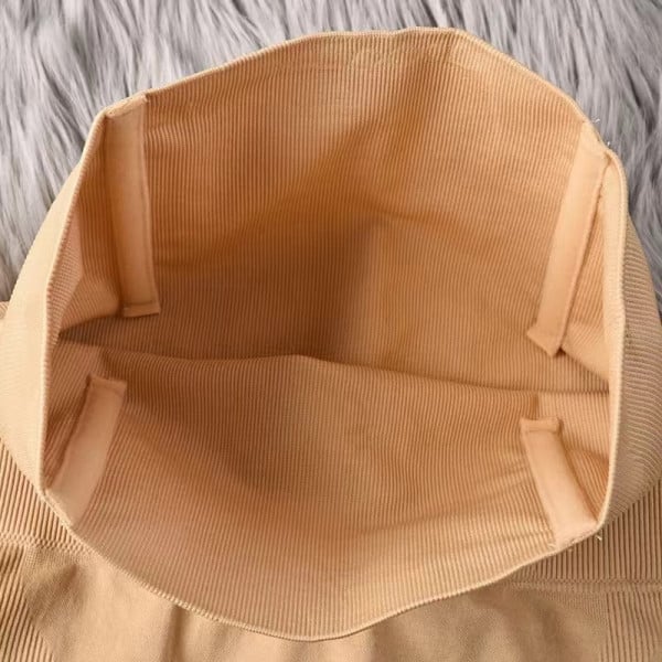 FlawlessFit Abdomen Shaper High Waist Seamless Slimming Underwear Corset for Women Sportswear Gym Lingerie in Skin Shade