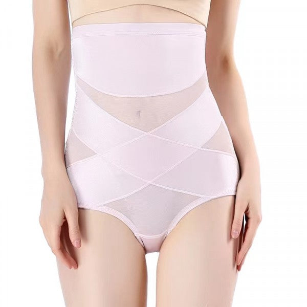 Women High Waist Shaper Underwear - Light Pink