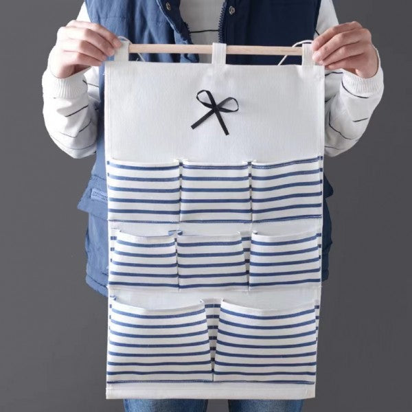 8 Pockets Home Wall Mounted Wardrobe Organizer Bag - Shop N Save