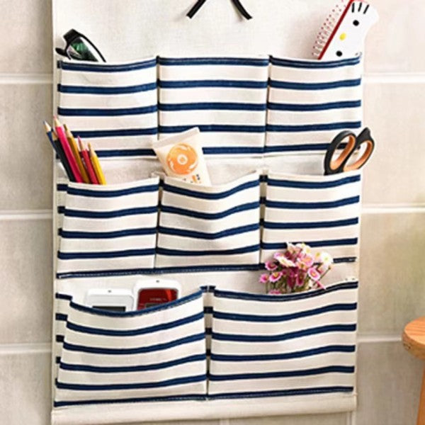 8 Pockets Home Wall Mounted Wardrobe Organizer Bag - Shop N Save