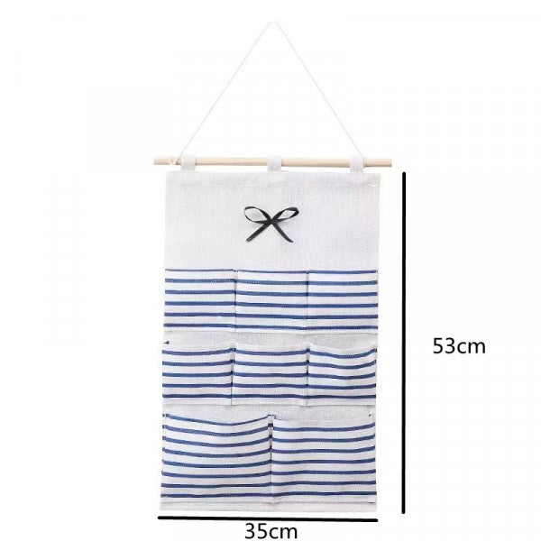 8 Pockets Home Wall Mounted Wardrobe Organizer Bag - Shop N Save