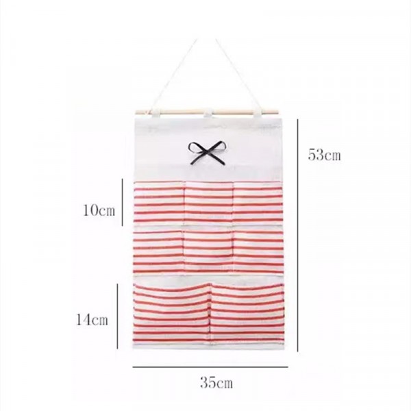 8 Pockets Home Wall Mounted Wardrobe Organizer Bag - Shop N Save