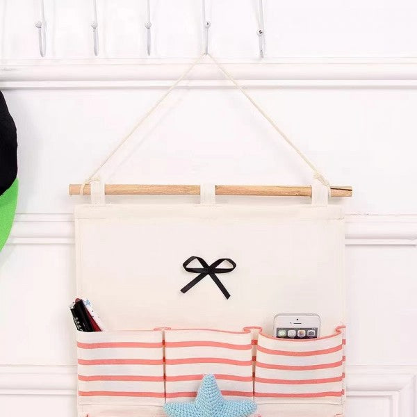 8 Pockets Home Wall Mounted Wardrobe Organizer Bag - Shop N Save