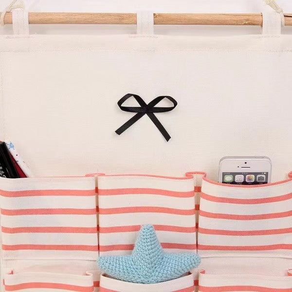 8 Pockets Home Wall Mounted Wardrobe Organizer Bag - Shop N Save