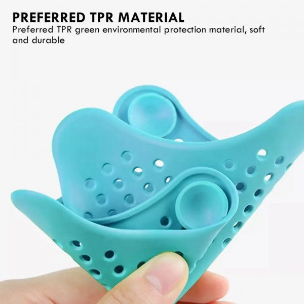 Kitchen Bathroom Sink Drain Filter Strainer Hair Catcher - Blue - Shop N Save