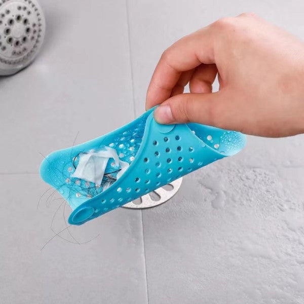 Kitchen Bathroom Sink Drain Filter Strainer Hair Catcher - Blue - Shop N Save