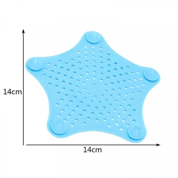 Kitchen Bathroom Sink Drain Filter Strainer Hair Catcher - Blue - Shop N Save