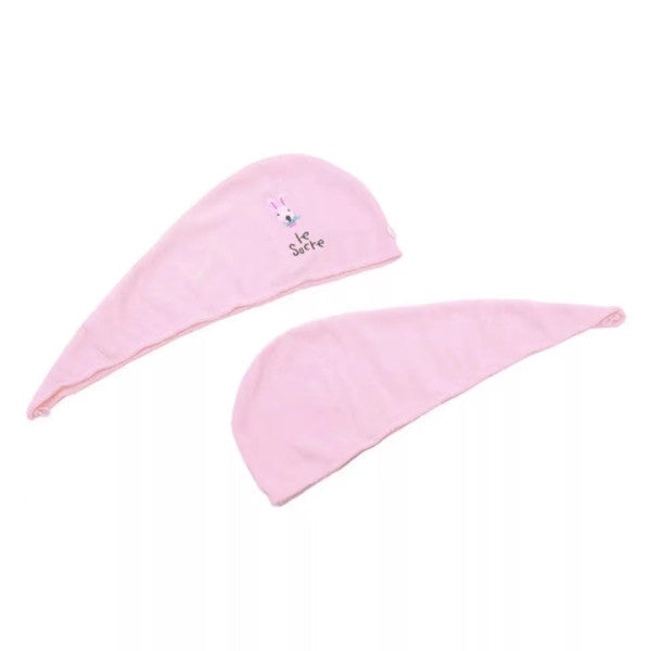Microfiber Soft Quick Drying Shower Cap - Pink