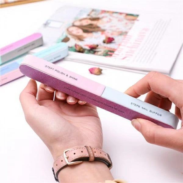 Six Sided Nail File Buffer Manicure Beauty Nail Repair Tool
