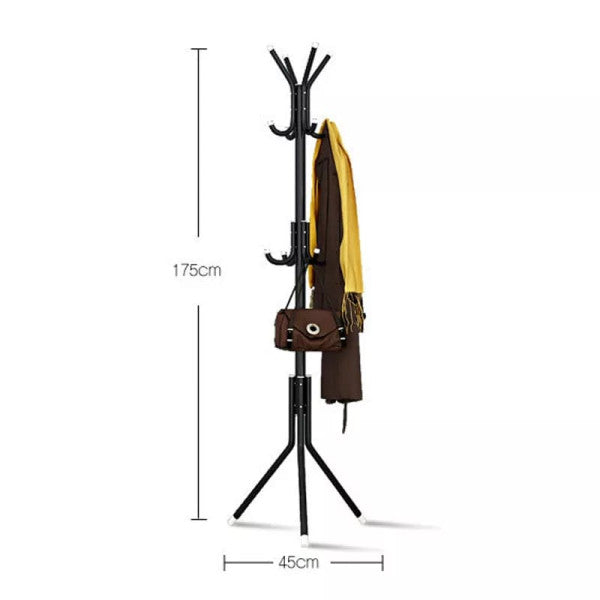 High Quality Stable Metal Multi Hooks Clothes Stand Hanger - White - Shop N Save
