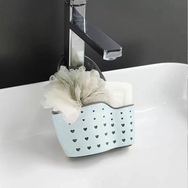 Home Storage Adjustable Sink Drain Storage Basket - Gray