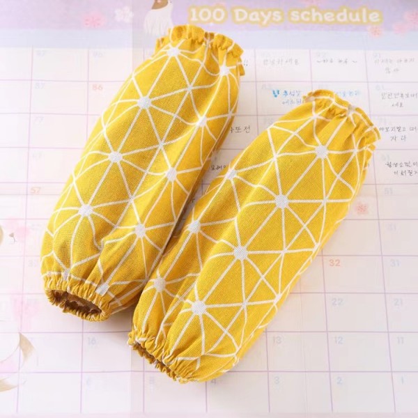 Stain Resistant Cotton Arm Protector Kitchen Sleeves
