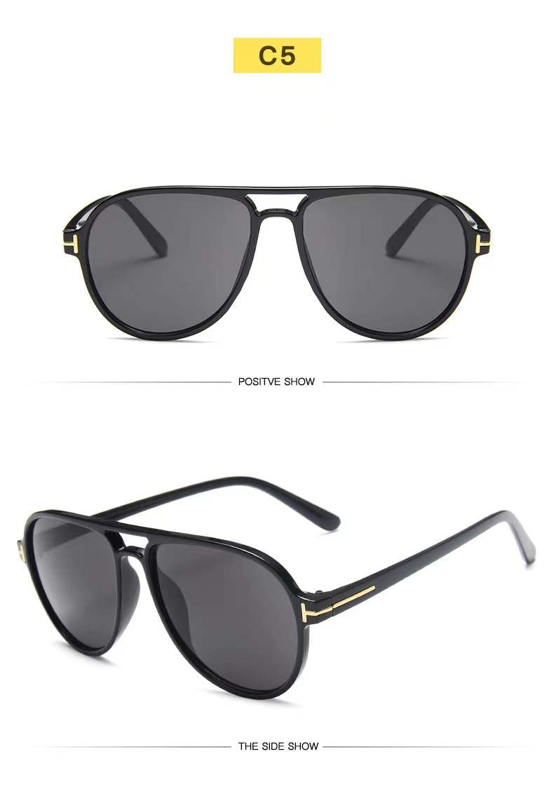 Fashion Oversized Sunglasses - Black - Shop N Save