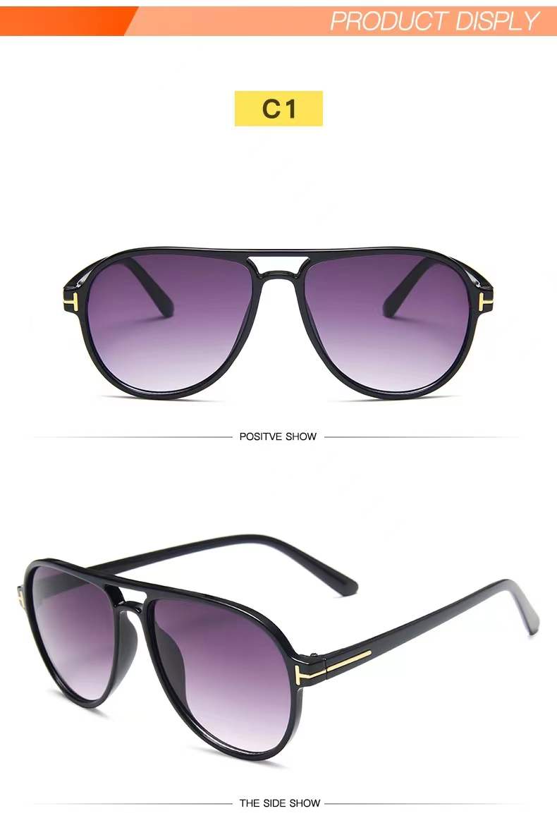 Fashion Oversized Sunglasses - Black - Shop N Save
