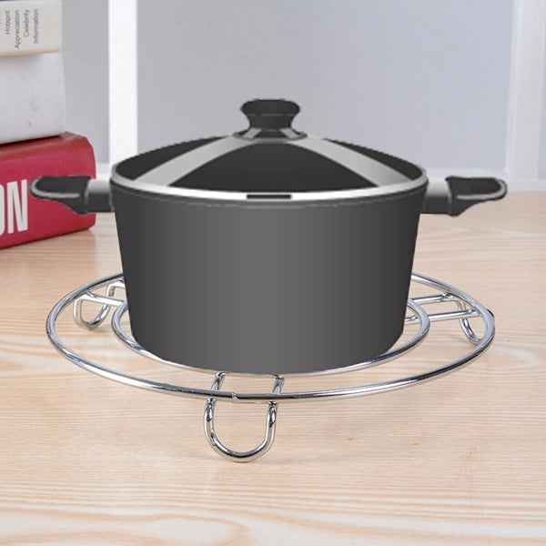 Stainless Steel High Quality Hot Pot Pan Stand - Silver - Shop N Save