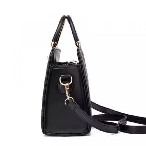 Ladies Fashion Rhombus Large Capacity Handbag - Red - Shop N Save