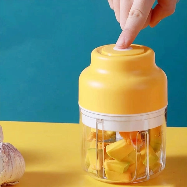 Wireless Intelligent Electric Food Garlic Machine - 250 ML - Shop N Save