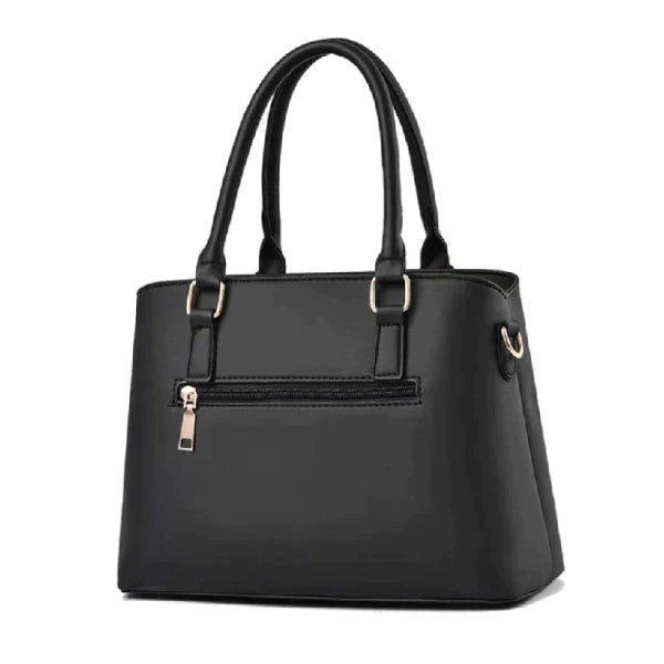 Ladies Floral Decoration Hight Fashion Handbag - Pink