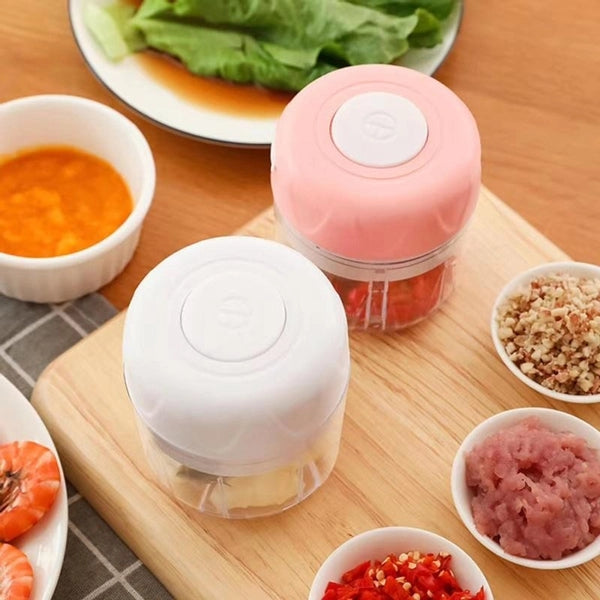 Cordless Usb Rechargeable Electric Mini Grinder - Pink - Shop N Save