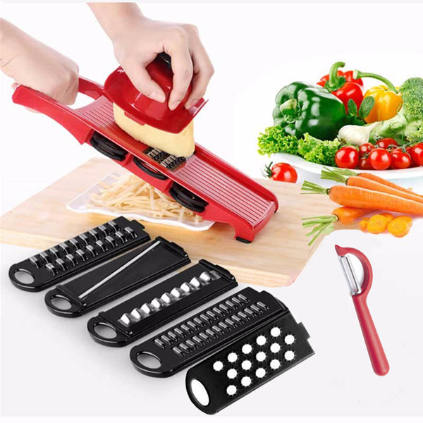 Multifunctional Vegetable Shredding Planer Slicer - Green - Much My