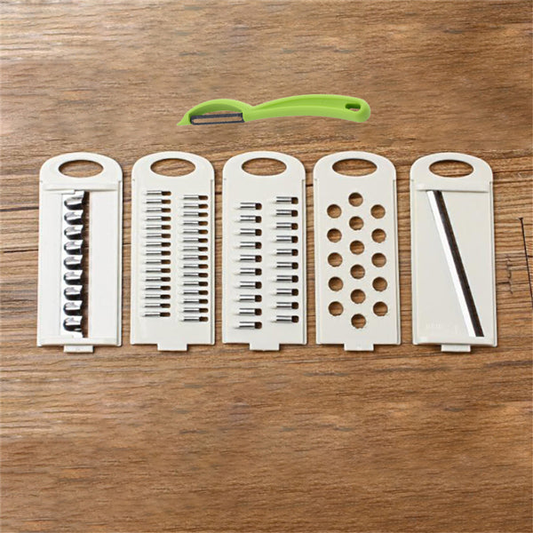 Multifunctional Vegetable Shredding Planer Slicer - Green - Much My