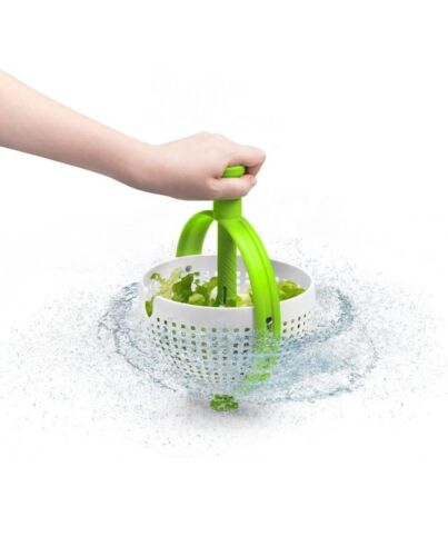 After Wash Fruit and Vegetable Dryer Spinner Basket - Green - Shop N Save