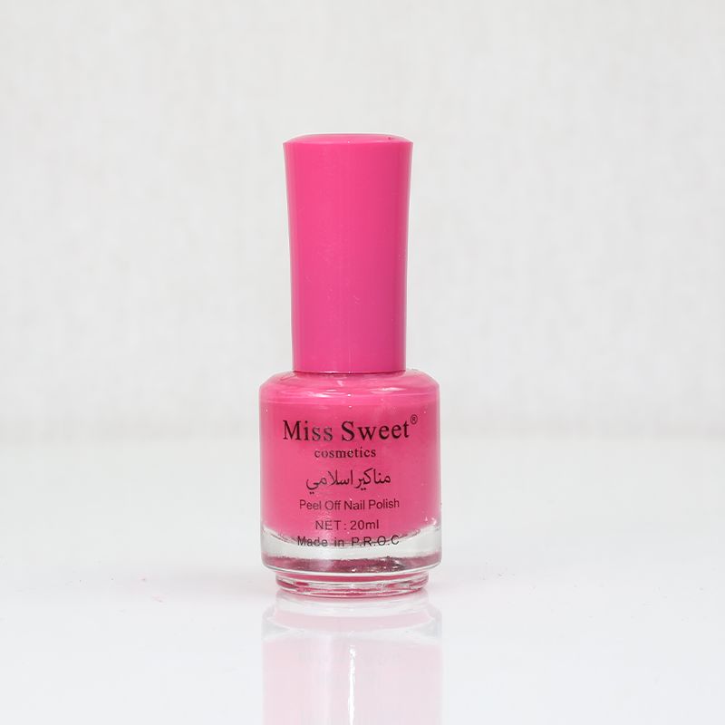 Miss Sweet Cosmetic Peel Off Nail Polish - Barbie Pink (12)