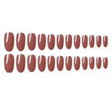 Maroon Artificial False Nails - Set of 24pcs - Shop N Save