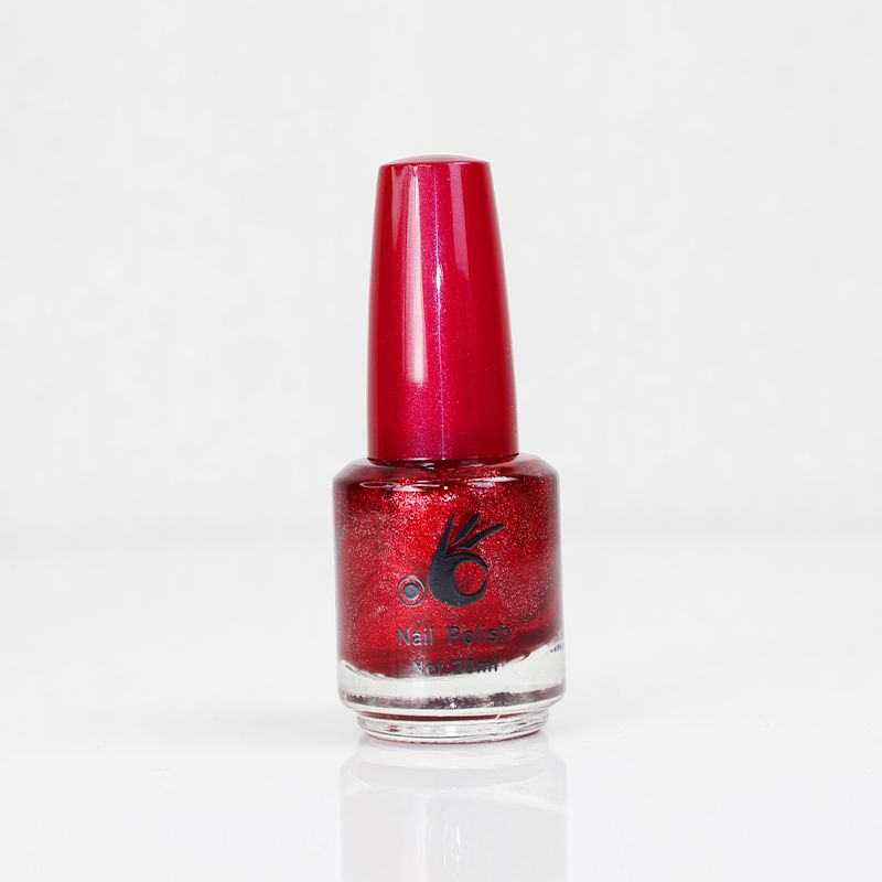 Nail Polish - Quick-Dry, Non-Toxic Beautiful Color - Glitter Cherry Red (092)