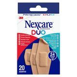 Nexcare™ DUO PLASTER ASSORTED, 20/PACK