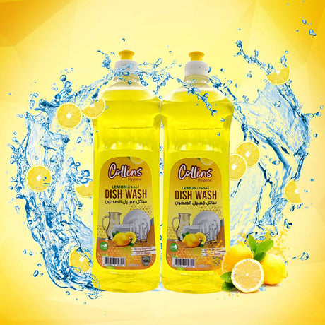 Collins Dishwash - Lemon Duo, 1L Promo Pack, Powerful Clean. - Shop N Save