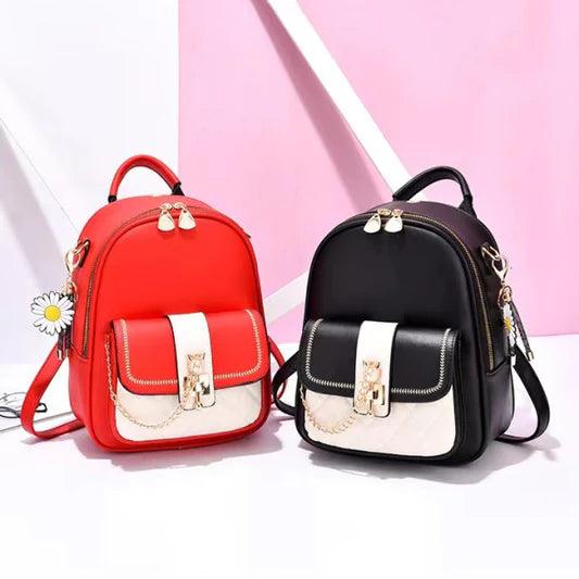Quality Girls Casual Travel Versatile Backpacks - Red - Shop N Save