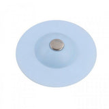 Silicone Shower anti clogging floor drain cover - Blue