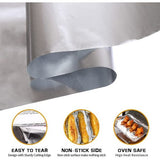 Aluminum Foil Paper Roll For Grilling Baking Roasting 3 Meter - Silver