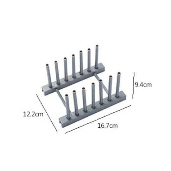 Kitchen Organizer Pot Lid Rack Holder - Gray