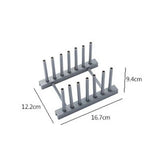 Kitchen Organizer Pot Lid Rack Holder - Gray