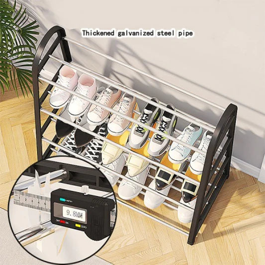 Five Tiers Easy Assemble Shoe Organizer Rack - Light Pink - Shop N Save
