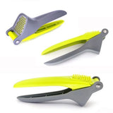 Professional Garlic Ginger crusher Mincer Stainless Steel Food Prep Grade Kitchen Tool Green