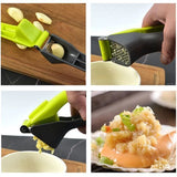 Professional Garlic Ginger crusher Mincer Stainless Steel Food Prep Grade Kitchen Tool Green