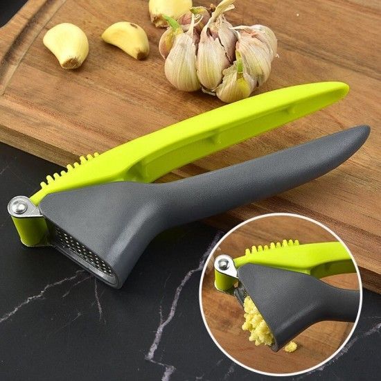 Professional Garlic Ginger crusher Mincer Stainless Steel Food Prep Grade Kitchen Tool Green