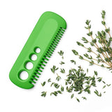 Multi Functional Herb Cutter Stripper Kitchen Tool - Green
