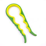 4 in 1 Multi Function Jar Can Bottle Opener Anti-skid with Silicone Handle