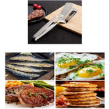 Multifunctional Steel Food Rotate Kitchen Tool - Silver