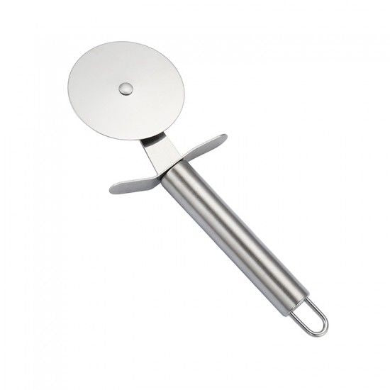 Food Grade Pizza Cutter Tools Stainless Steel - Sliver