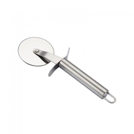 Food Grade Pizza Cutter Tools Stainless Steel - Sliver
