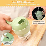 4 In 1 Handheld Fast Cut Food Processor - Green - Shop N Save