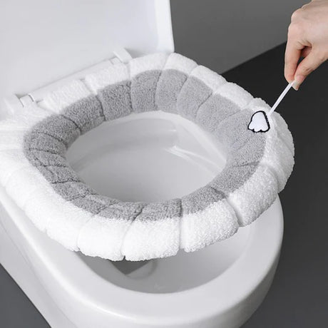 Microfiber Winter Special Toilet Seat Cover - Shop N Save